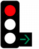Grünpfeilampel rechts
